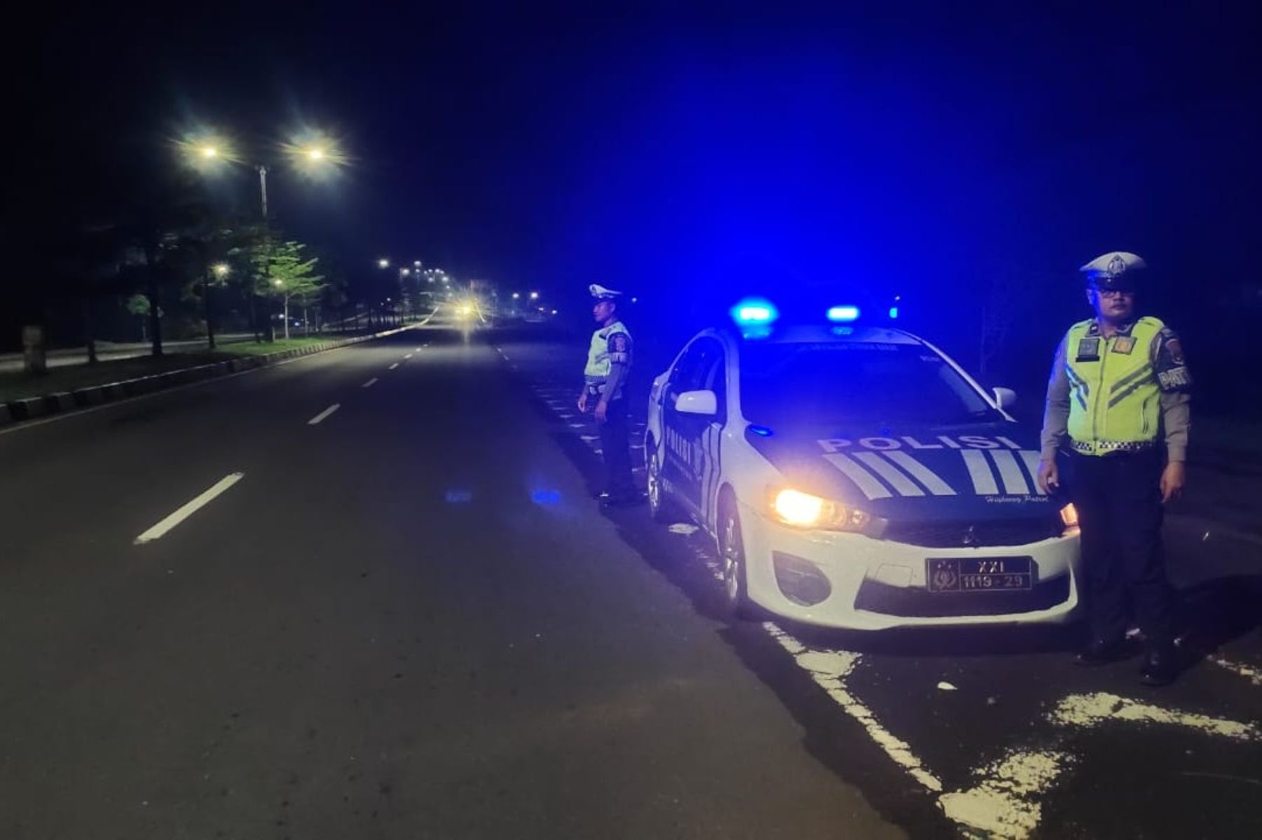 Cegah Balap Liar, Polres Lombok Barat Intensifkan Patroli Malam