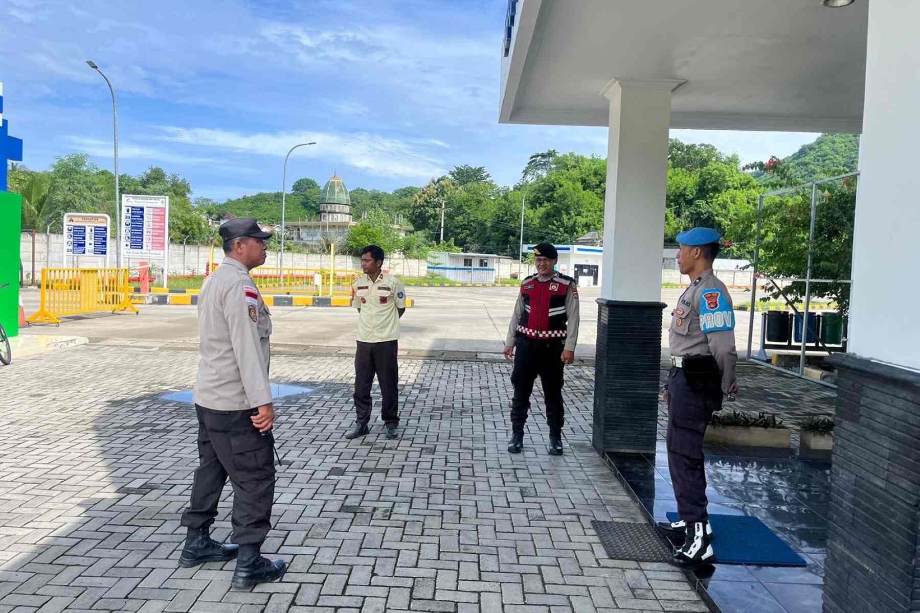 KRYD Polsek Sekotong: Pastikan Distribusi Energi di Depot LPG Aman