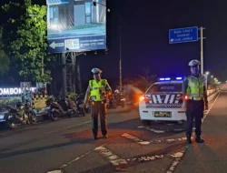 Satlantas Polres Lobar Sisir Bypass BIL 1-2, Cegah Balap Liar Malam Hari